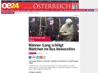 Bild zum Artikel: Männer-Gang schlägt Mädchen im Bus bewusstlos