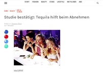 Bild zum Artikel: Studie bestätigt: Tequila hilft beim Abnehmen!