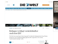 Bild zum Artikel: Routinemaßnahme: Erdogan verklagt vorsichtshalber auch den ESC