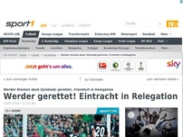 Bild zum Artikel: Djilobodji rettet Werder, Eintracht in Relegation