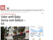 Bild zum Artikel: Familien-Tragödie in Frankenthal - Mann wirft Baby aus dem Fenster - tot