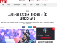 Bild zum Artikel: Jamie-Lee kassiert Ohrfeige für Deutschland
