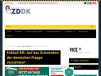 Bild zum Artikel: Fußball EM: Auf das Schwenken der deutschen Flagge verzichten?
