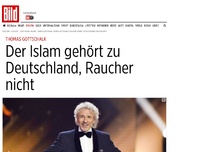 Bild zum Artikel: Thomas Gottschalk - Der Islam gehört zu Deutschland, Raucher nicht
