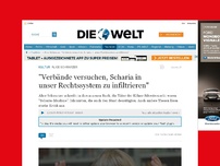 Bild zum Artikel: Alice Schwarzer : 'Verbände versuchen Scharia in unser Rechtssystem zu infiltrieren'