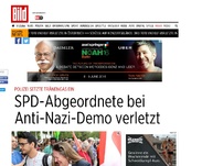 Bild zum Artikel: Tränengas-Einsatz - SPD-Abgeordnete bei Anti-Nazi-Demo verletzt