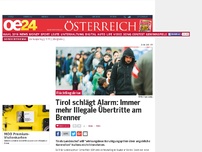 Bild zum Artikel: Tirol schlägt Alarm: Immer mehr Illegale Übertritte am Brenner