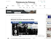 Bild zum Artikel: Bekannte Facebook-Hetzseite ist offline