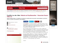 Bild zum Artikel: Frankfurt an der Oder: Attacke auf Asylbewerber - Passanten feuern Täter an