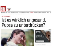 Bild zum Artikel: Alltagsfrage - Ist es wirklich ungesund, Pupse zu unterdrücken?