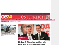 Bild zum Artikel: Hofer & Strache wollen als Duo zur Nationalratswahl antreten