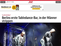Bild zum Artikel: Berlins erste Tabledance-Bar, in der Männer strippen