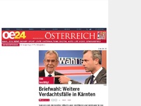 Bild zum Artikel: Briefwahl: Weitere Verdachtsfälle in Kärnten