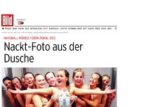 Bild zum Artikel: Handball-Damen feiern Sieg - Nackt-Foto aus der Dusche