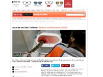 Bild zum Artikel: Attacke auf der Toilette: Python umklammert Penis
