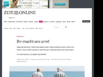 Bild zum Artikel: Generation Y: Ihr macht uns arm!