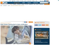 Bild zum Artikel: 'Gefährdung des Kindeswohls' - 
Ärzte fordern Rauchverbot in Autos mit Kindern