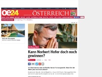 Bild zum Artikel: Kann Norbert Hofer doch noch gewinnen?