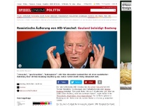 Bild zum Artikel: Rassistische Äußerung von AfD-Vizechef: Gauland beleidigt Boateng