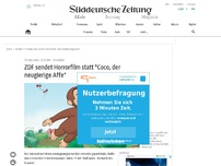 Bild zum Artikel: ZDF sendet Horrorfilm statt 'Coco, der neugierige Affe'