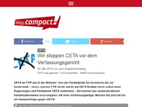 Bild zum Artikel: Wir stoppen CETA vor dem Verfassungsgericht