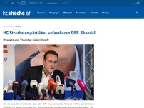 Bild zum Artikel: HC Strache empört über unfassbaren ORF-Skandal!
