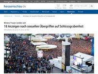 Bild zum Artikel: 18 Anzeigen nach sexuellen Übergriffen auf Schlossgrabenfest