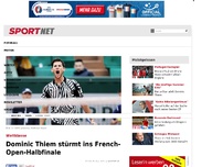 Bild zum Artikel: Weltklasse: Dominic Thiem stürmt ins French-Open-Halbfinale