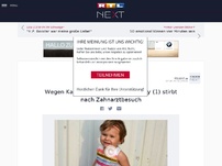 Bild zum Artikel: Wegen Karies behandelt: Kleine Daisy (1) stirbt nach Zahnarztbesuch