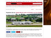 Bild zum Artikel: Flughafen Zürich: Wenn Merkels Jet mal groß ist, will er ein Iron-Maiden-Flieger werden