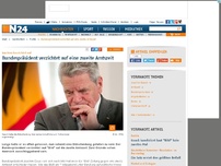 Bild zum Artikel: Verzicht auf eine zweite Amtszeit: Bundespräsident Joachim Gauck hört auf