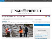 Bild zum Artikel: Nach Hochwasser: Flüchtlinge stellen Aufräumarbeiten nach