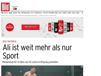 Bild zum Artikel: Der GRÖSSTE ist tot - Muhammad Ali starb mit 74 Jahren in Phoenix