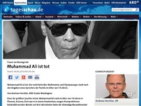 Bild zum Artikel: Boxlegende Muhammad Ali ist tot