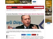 Bild zum Artikel: Armenien-Resolution: Erdogan wettert gegen deutsche Abgeordnete