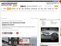 Bild zum Artikel: MotoGP - Rossi ringt Marquez in epischem Duell nieder: Lorenzo von Iannone brutal abgeschossen