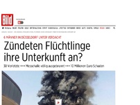 Bild zum Artikel: Rauchsäule über Düsseldorf - Flüchtlings-Unterkunft in Flammen!
