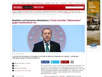 Bild zum Artikel: Reaktion auf Armenien-Resolution: Türkei bereitet 'Aktionsplan' gegen Deutschland vor