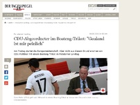 Bild zum Artikel: CDU-Abgeordneter im Boateng-Trikot: 'Gauland ist mir peinlich'