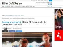 Bild zum Artikel: Komparsen gesucht: Moritz Bleibtreu dreht für „Lommbock“ in Köln