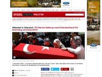 Bild zum Artikel: Attentat in Istanbul: Türkische Zeitung macht Deutschland für Anschlag verantwortlich