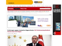 Bild zum Artikel: Drohungen gegen deutsche Abgeordnete: EU-Parlamentspräsident Schulz warnt Erdogan
