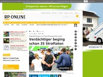 Bild zum Artikel: Brandstiftung in Flüchtlingsunterkunft - Verdächtiger beging schon 35 Straftaten