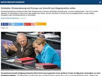 Bild zum Artikel: Schäuble: Einwanderung soll Europa vor Inzucht und Degeneration retten