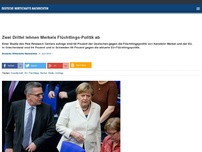 Bild zum Artikel: Zwei Drittel lehnen Merkels Flüchtlings-Politik ab