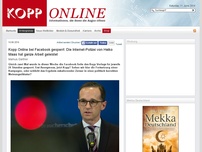 Bild zum Artikel: Kopp Online bei Facebook gesperrt: Die Internet-Polizei von Heiko Maas hat ganze Arbeit geleistet (Enthüllungen)