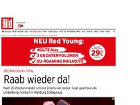 Bild zum Artikel: Überraschung total - Raab wieder da!