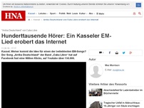 Bild zum Artikel: Hunderttausende Hörer: Ein Kasseler EM-Lied erobert das Internet