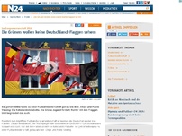 Bild zum Artikel: Zur Europameisterschaft 2016 -
Die Grünen wollen keine Deutschland-Flaggen sehen