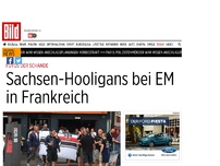 Bild zum Artikel: Fotos der Schande - Sachsen-Hooligans bei EM in Frankreich